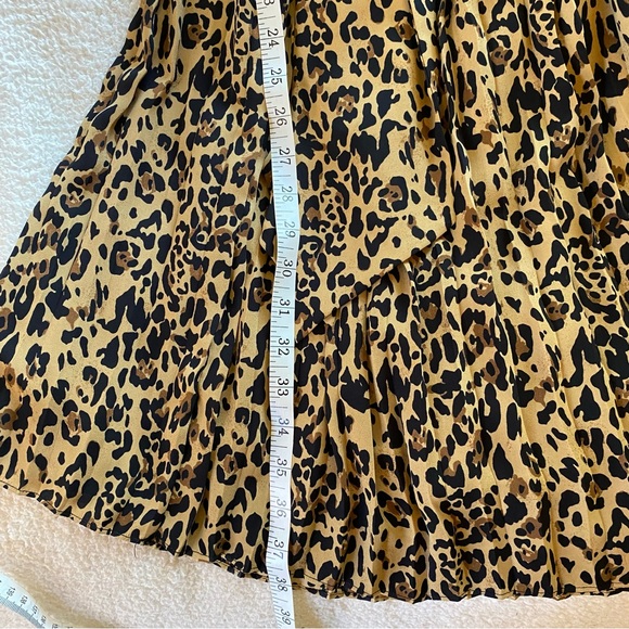J Crew leopard pleated skirt dress perfect condition! - Picture 10 of 12